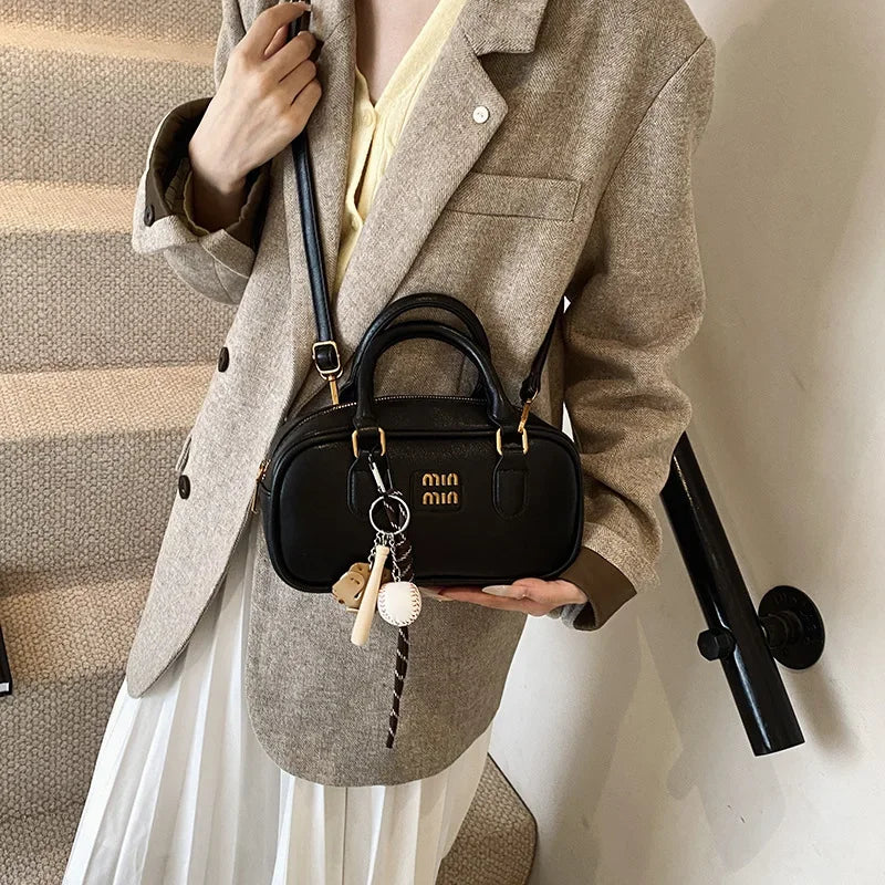 Elegant Retro Women's Crossbody Bowling Bag