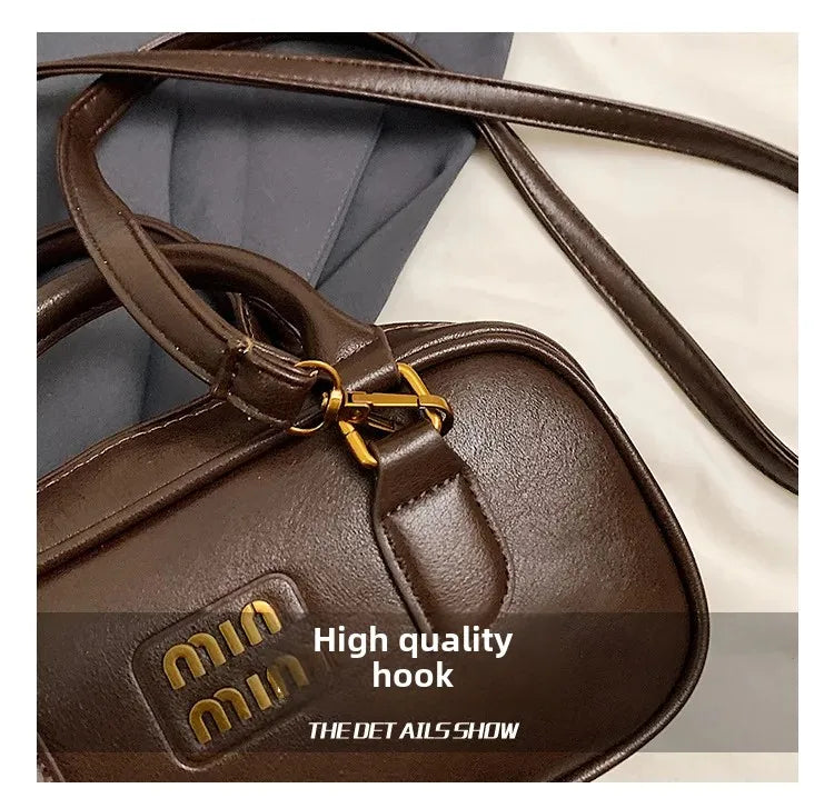 Elegant Retro Women's Crossbody Bowling Bag