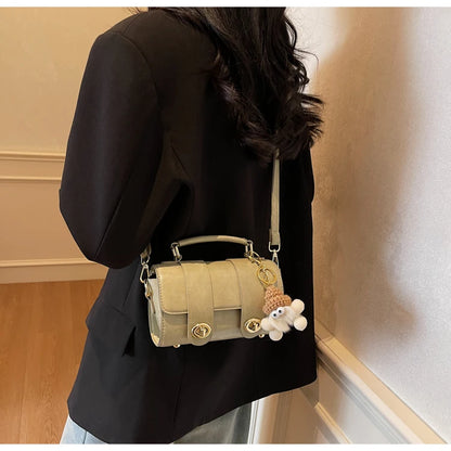 Elegant Women's Soft PU Boston Crossbody Bag