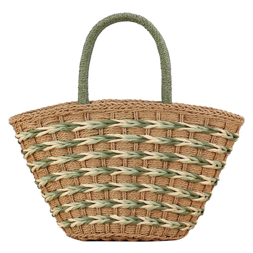 Elegant Handwoven Straw Tote Bag for Women