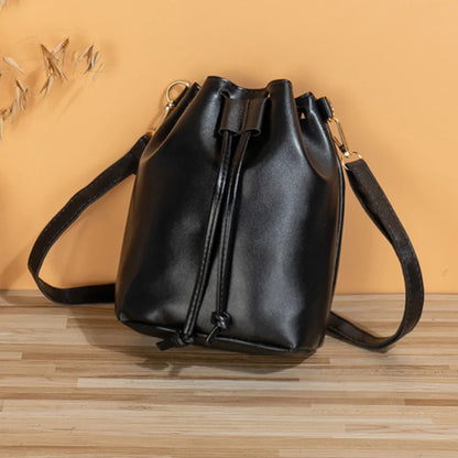Elegance Defined: Women's PU Leather Bucket Bag