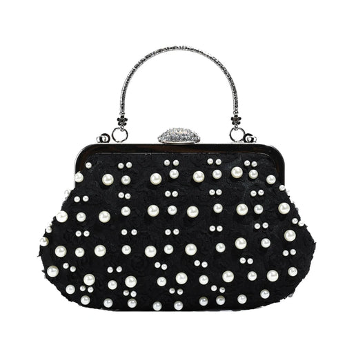 Exquisite Pearl Embellished Crossbody Bag for Women