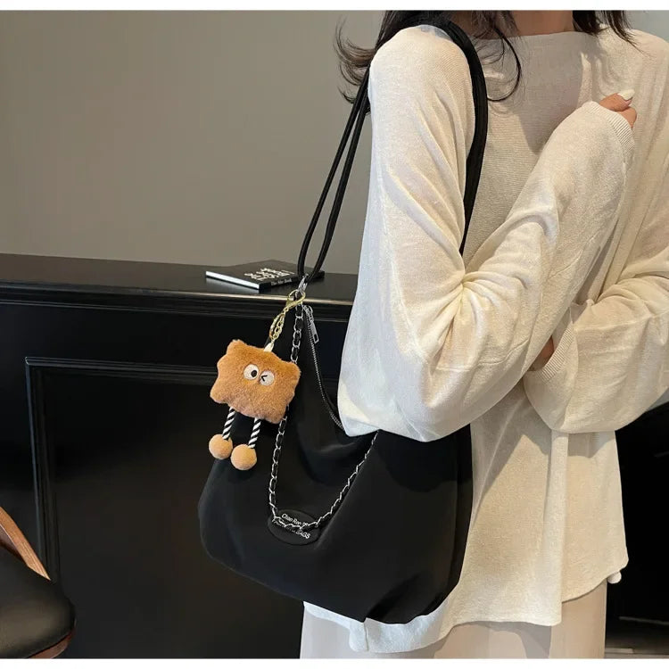 Elegant Retro Women's Shoulder Bag - Autumn Collection