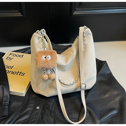 Elegant Retro Women's Shoulder Bag - Autumn Collection