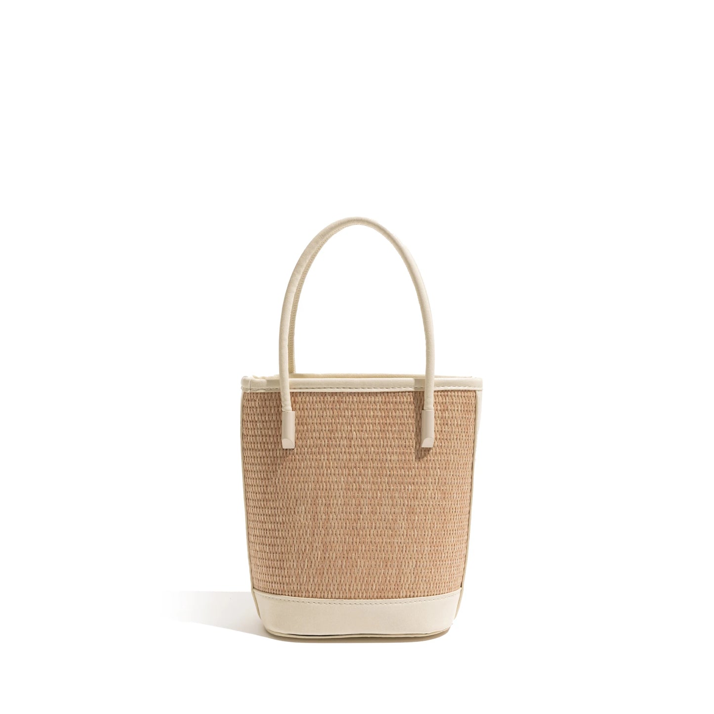 MABULA Luxurious Straw Woven Bucket Bag for Women