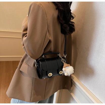 Elegant Women's Soft PU Boston Crossbody Bag