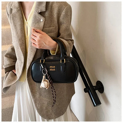 Elegant Retro Women's Crossbody Bowling Bag