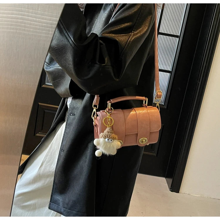 Elegant Women's Soft PU Boston Crossbody Bag