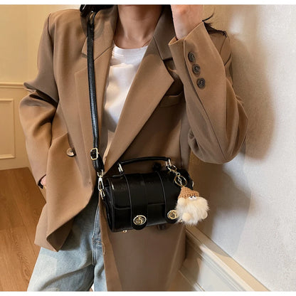 Elegant Women's Soft PU Boston Crossbody Bag