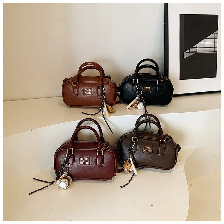 Elegant Retro Women's Crossbody Bowling Bag
