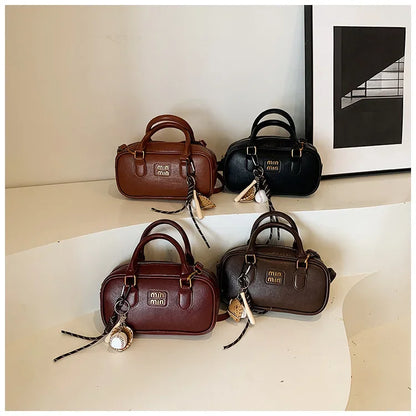 Elegant Retro Women's Crossbody Bowling Bag