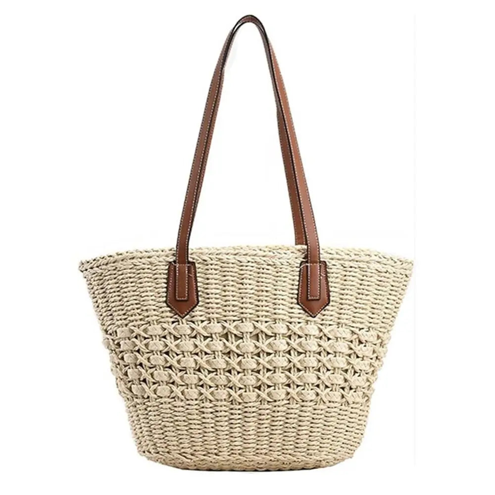 Exquisite Women's Woven Straw Tote Bag