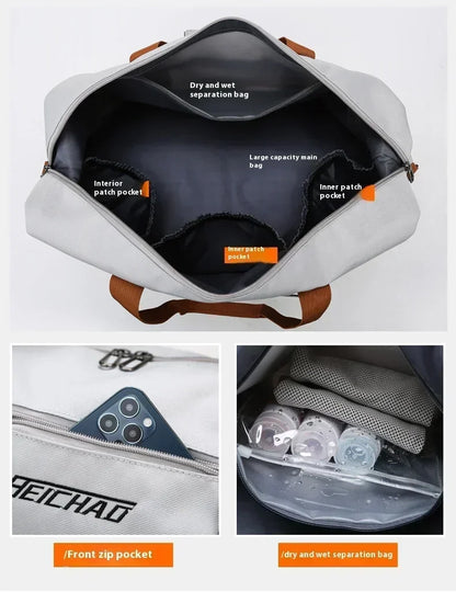 Elegant Oxford Travel Duffle Bag