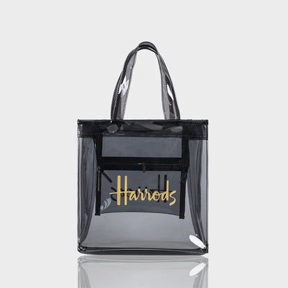 Elegant Transparent Tote Bag - Versatile PVC Fashion