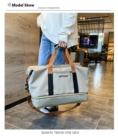Elegant Oxford Travel Duffle Bag