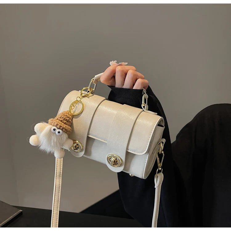 Elegant Women's Soft PU Boston Crossbody Bag