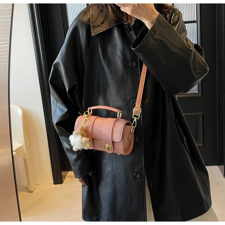 Elegant Women's Soft PU Boston Crossbody Bag