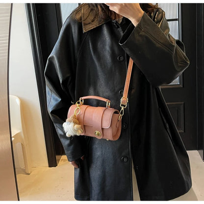 Elegant Women's Soft PU Boston Crossbody Bag