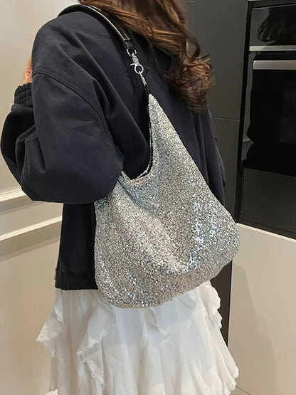 Exquisite Sequin Tote Bag for Women - Shimmering Elegance