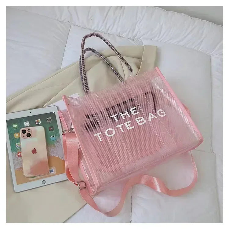 Elegant Transparent PVC Women's Tote Bag