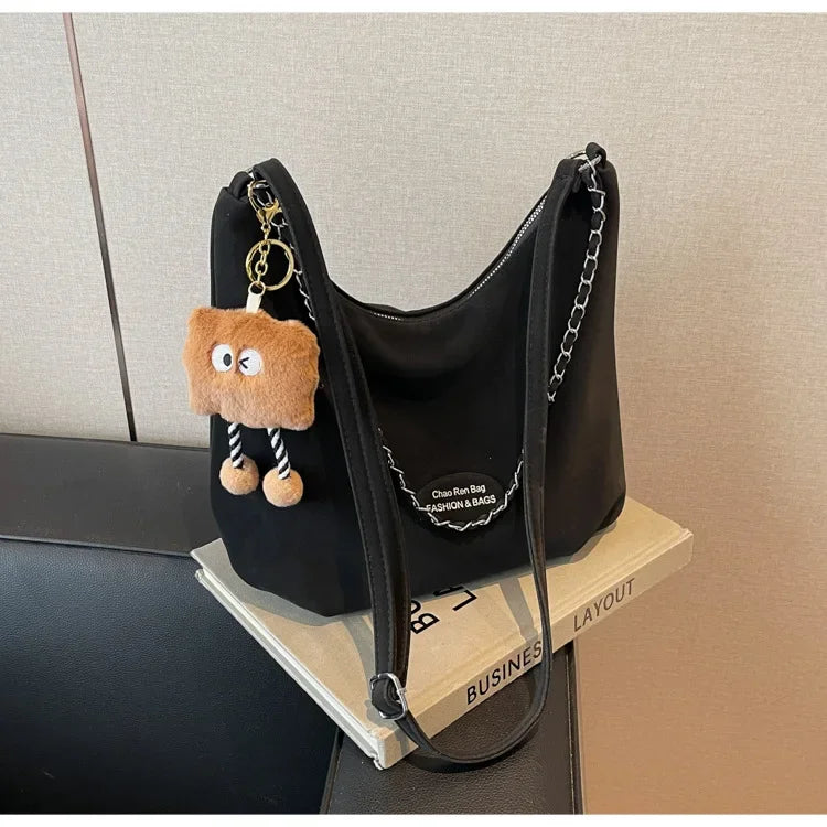 Elegant Retro Women's Shoulder Bag - Autumn Collection