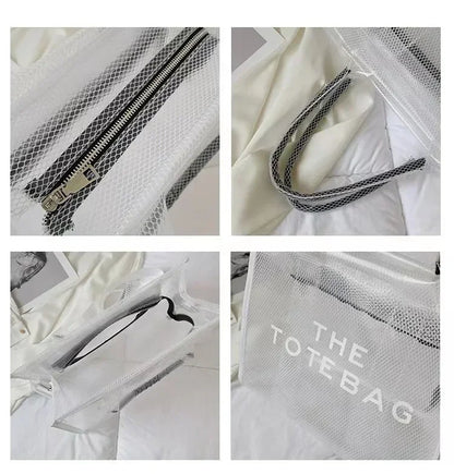 Elegant Transparent PVC Women's Tote Bag