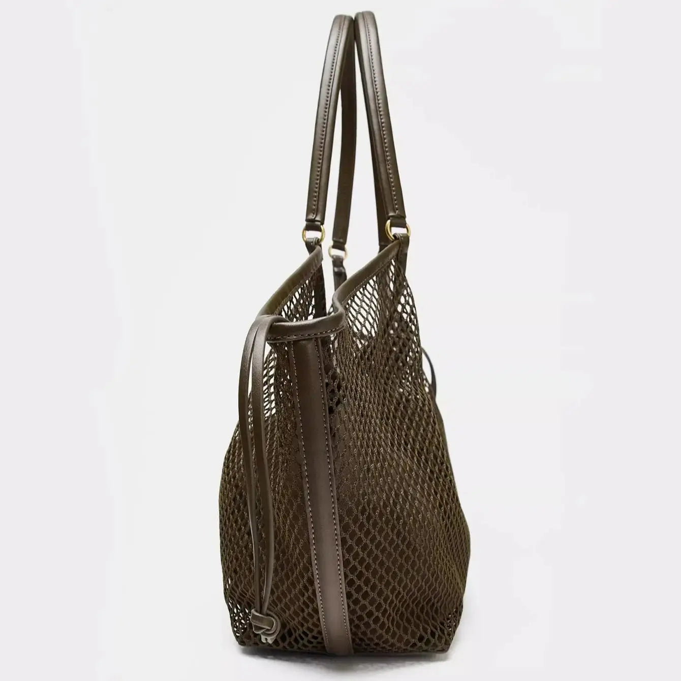 Exquisite Mesh Beach Tote Bag for Women