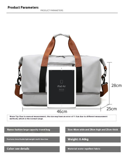 Elegant Oxford Travel Duffle Bag