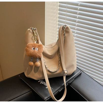 Elegant Retro Women's Shoulder Bag - Autumn Collection