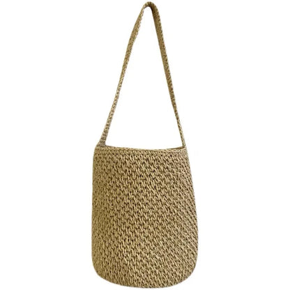 Exquisite Summer Basket Weave Tote Bag