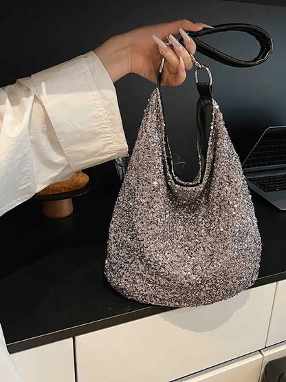 Exquisite Sequin Tote Bag for Women - Shimmering Elegance