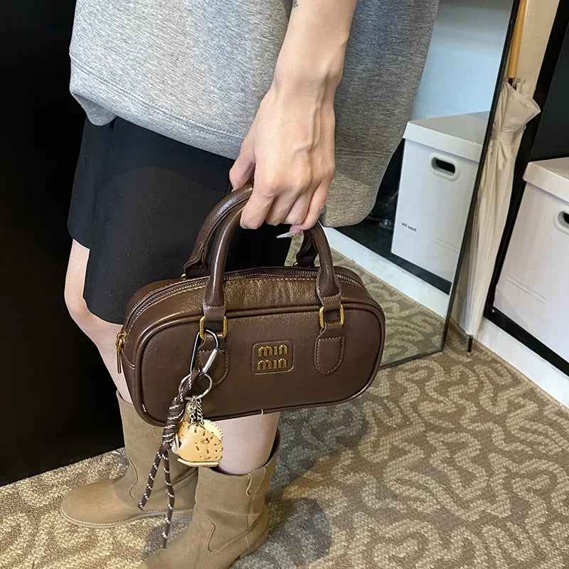 Elegant Retro Women's Crossbody Bowling Bag