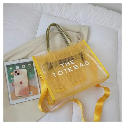 Elegant Transparent PVC Women's Tote Bag
