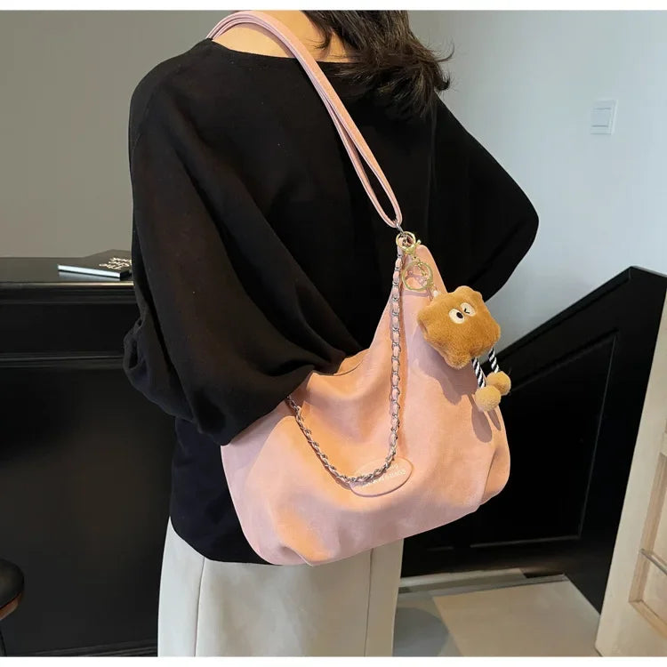 Elegant Retro Women's Shoulder Bag - Autumn Collection