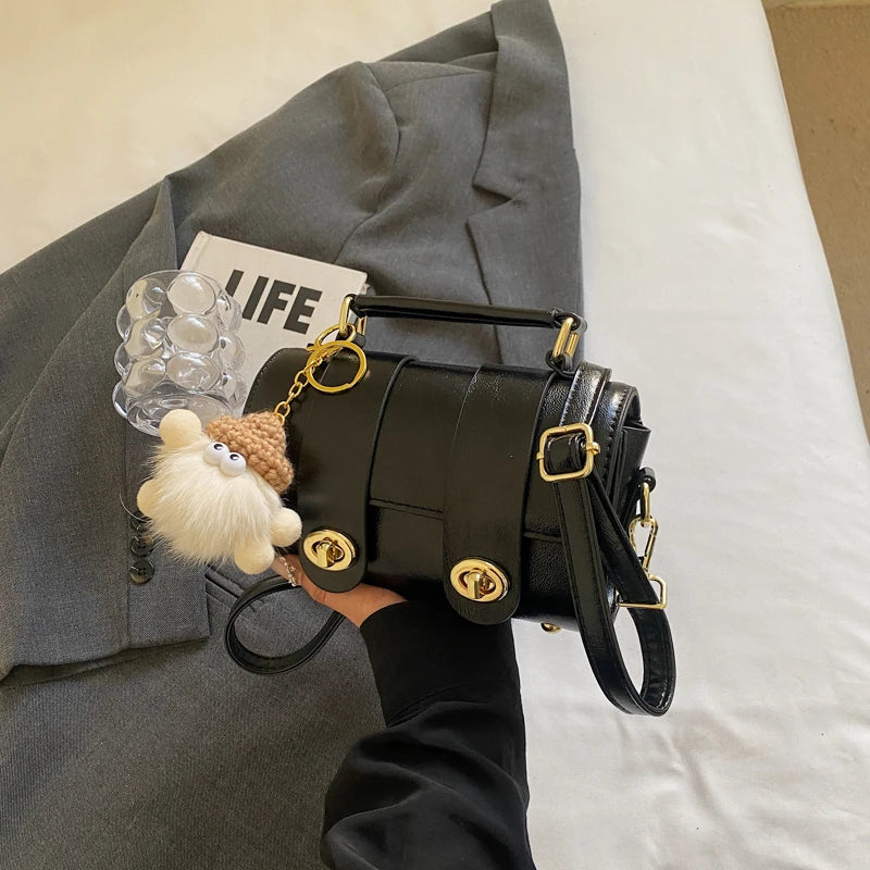 Elegant Women's Soft PU Boston Crossbody Bag