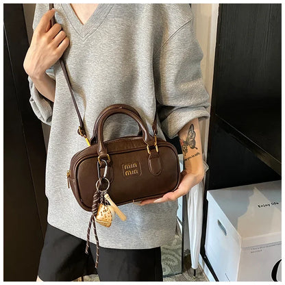 Elegant Retro Women's Crossbody Bowling Bag