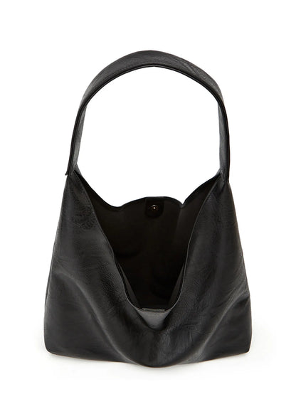 Elegant Retro Tote Bag for Women - Simple & Spacious