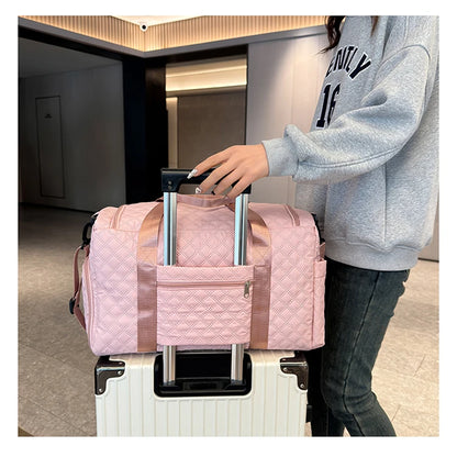 Elegant Oxford Quilted Women's Travel Handbag