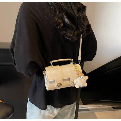 Elegant Women's Soft PU Boston Crossbody Bag