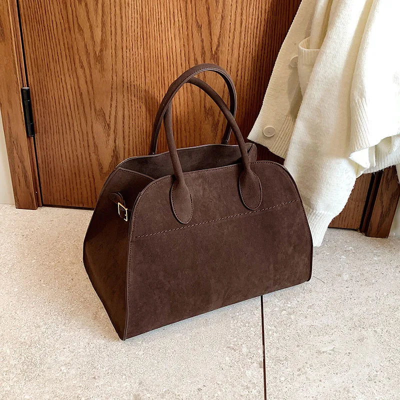 Exquisite Vintage Top-Handle Tote for Autumn Elegance
