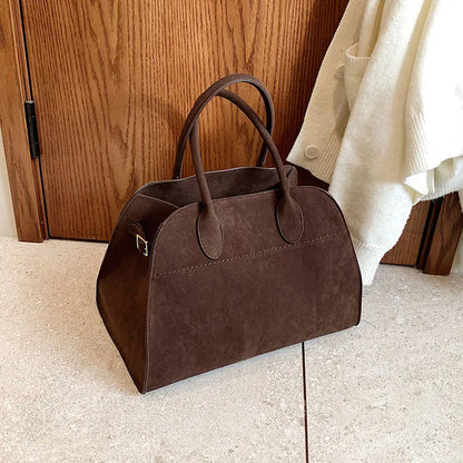 Exquisite Vintage Top-Handle Tote for Autumn Elegance