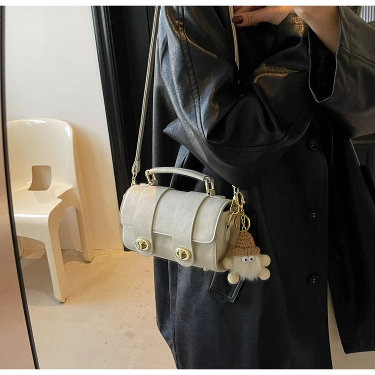 Elegant Women's Soft PU Boston Crossbody Bag