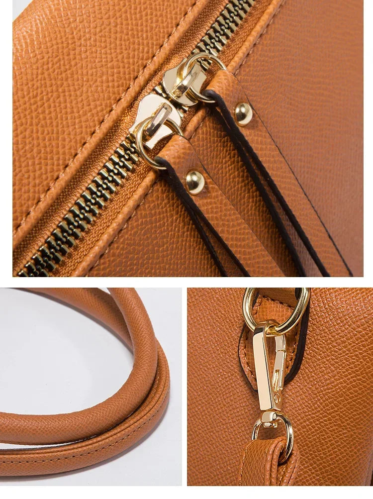 4-Piece Set Crossbody Bag, Wallet, and Card Holder