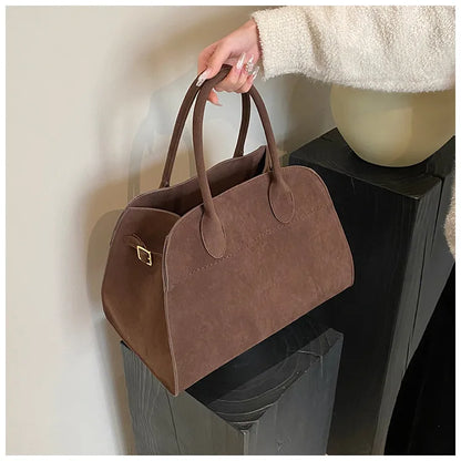 Exquisite Vintage Top-Handle Tote for Autumn Elegance