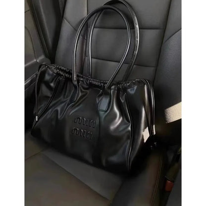 Exquisite PU Leather Women's Tote - Large Capacity & Waterproof