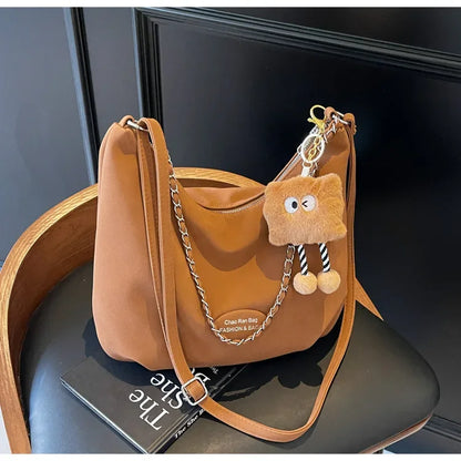 Elegant Retro Women's Shoulder Bag - Autumn Collection