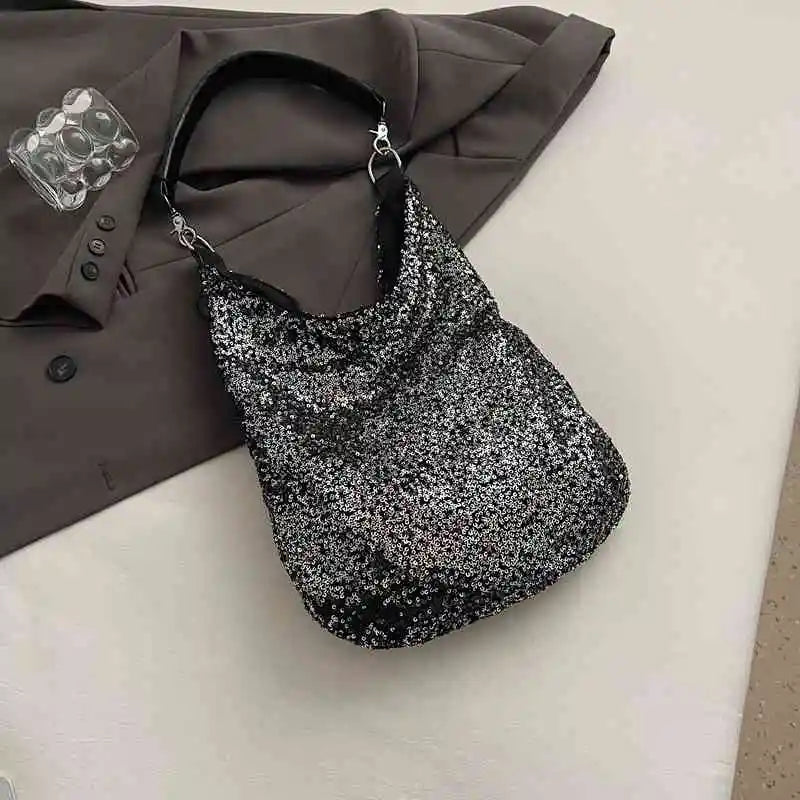 Exquisite Sequin Tote Bag for Women - Shimmering Elegance
