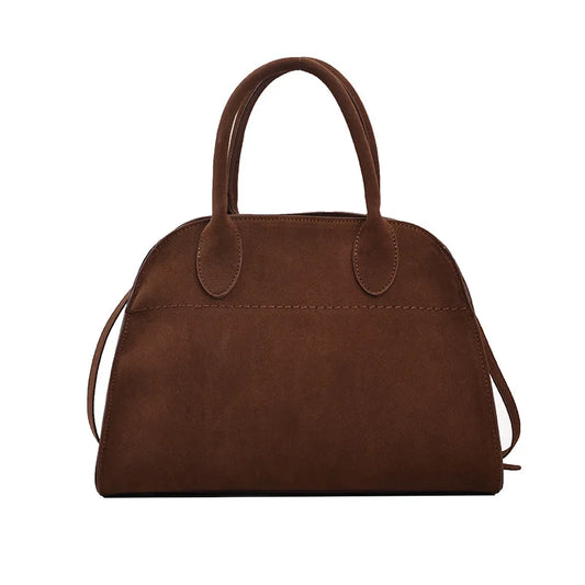 Exquisite Vintage Top-Handle Tote for Autumn Elegance
