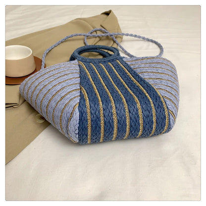 Elegant Straw Tote Bag - Versatile Designer Style