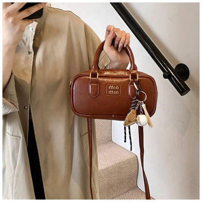 Elegant Retro Women's Crossbody Bowling Bag